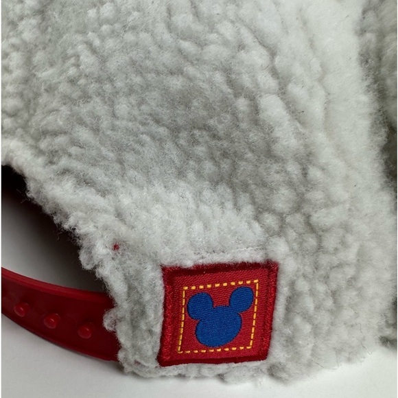 Disney Official Mickey Mouse Ear Flaps Fleece Covered Baseball Hat Snapback Boys - Picture 6 of 9